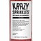 Krazy Sprinkles - Red Jimmies (1/2 Cup, 1x Jar) for Cakes, Ice Cream & Cookies